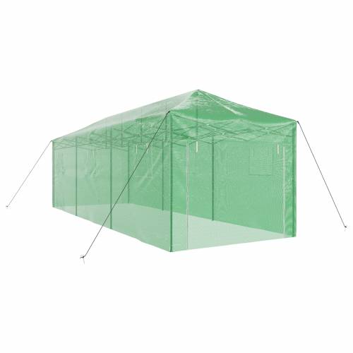 Staklenik s krovom Zelena 290 x 870 x 315 cm Čelik Cijena