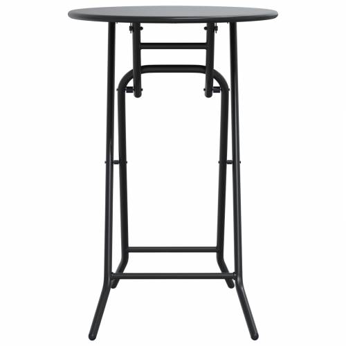 Sklopivi vrtni stol Antacitski Ø50x72 cm Čelik Cijena