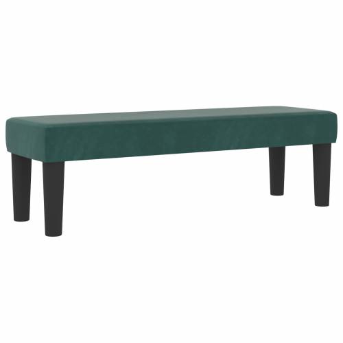 Krevet s box springom s madracem i klupom tamnozeleni 120x190 cm baršun Cijena