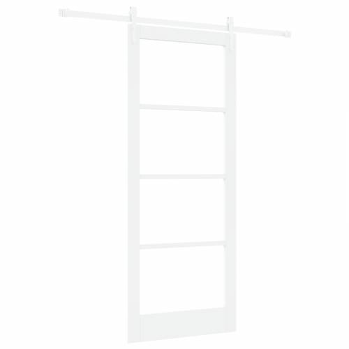 klizna vrata s kompletnim priborom bijela 86x211 cm masivno drvo bor Cijena
