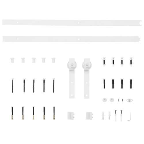 Klizna Vrata s Hardver Set 83x202 cm Čvrsto Borovo Drvo Cijena