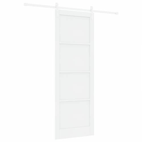 klizna vrata s setom hardvera bijela 83x232 cm čvrsto borovina Cijena