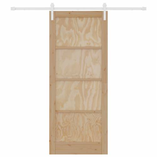 klizna vrata s hardverskim setom 86x211 cm od punog bora Cijena