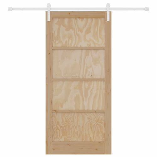 klizna vrata s setom hardvera 93x202 cm čvrsta drva pina Cijena