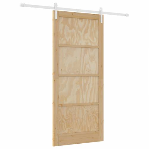 klizna vrata s kompletnom opremom 93x211 cm čvrsta drva bor Cijena