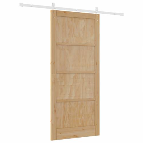 klizna vrata s kompletnom opremom 93x211 cm čvrsta drva bor Cijena