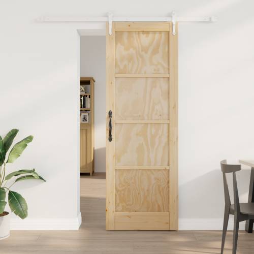 klizna vrata s hardverom set 73.5x211 cm masivna borovina Cijena