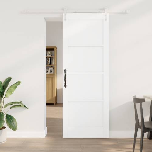 klizna vrata s hardverom Set Bijela 78x211 cm Drvo od bora Cijena