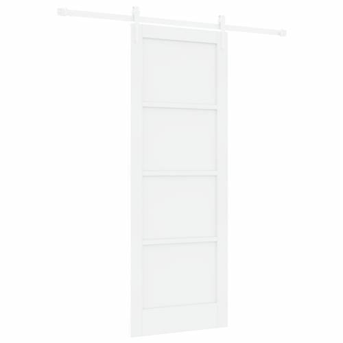 klizna vrata s hardverom Set Bijela 78x211 cm Drvo od bora Cijena