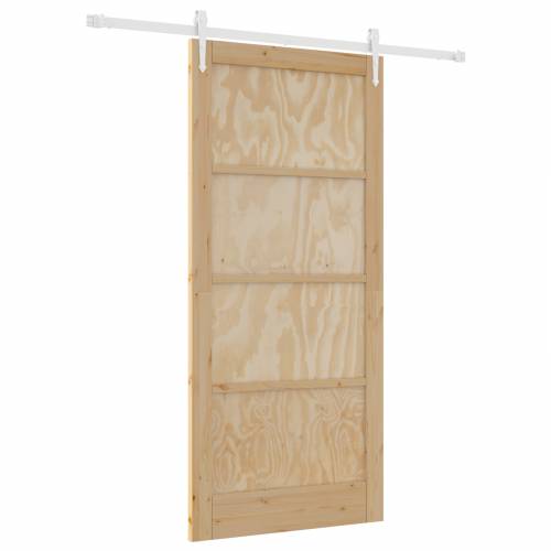 klizna vrata s hardver setom 93x202 cm čvrsta vrata borovina Cijena