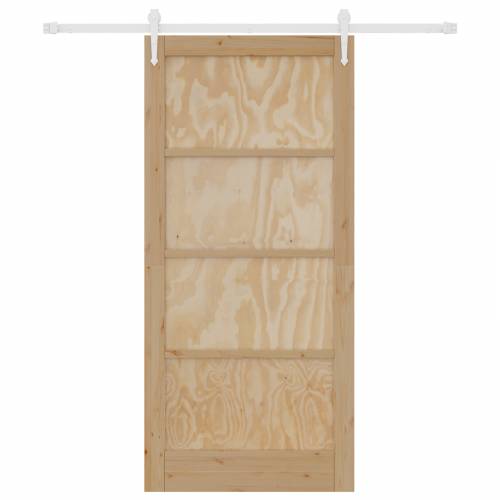 klizna vrata s hardver setom 93x202 cm čvrsta vrata borovina Cijena