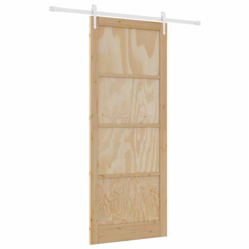 klizna vrata s hardverskim setom 93x232 cm od punog bora Cijena