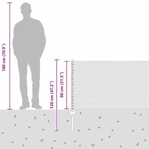 ogradni stupovi 11 kom U-kanal siva 80 cm čelik Cijena