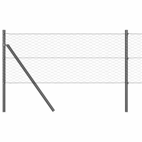 Heksagonalna Ograda Siva 0.6x10 m Čelik Cijena