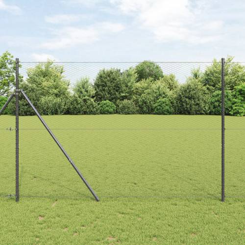 Heksagonalna Ograda Siva 1.5x10 m Čelik Cijena