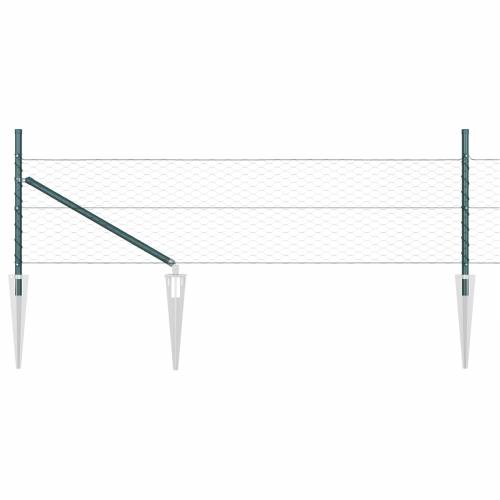 Heksagonalna Ograda Zelena 0.5x10 m Čelik Cijena