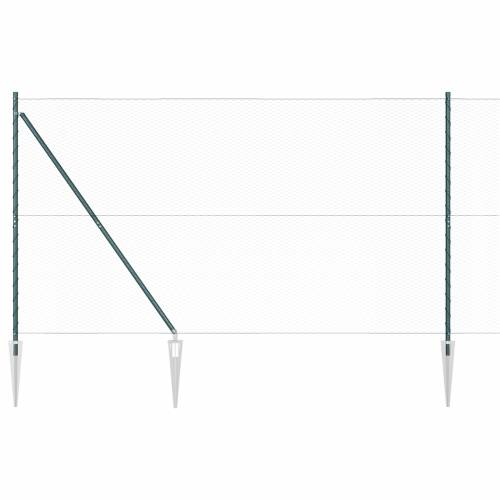 Ograda u obliku heksagona Zelena 1.6x10 m Čelik Cijena