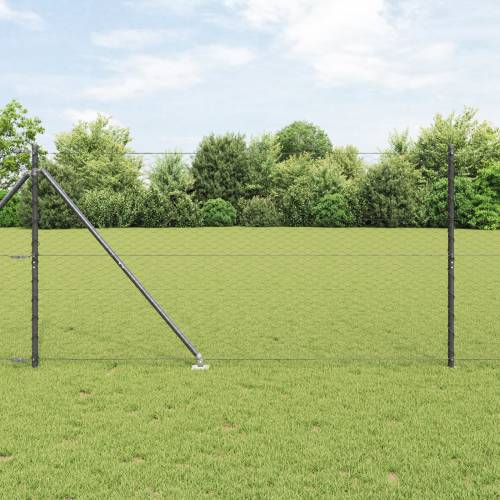heksagonalna ogradna ograda siva 1.4x25 m čelik Cijena