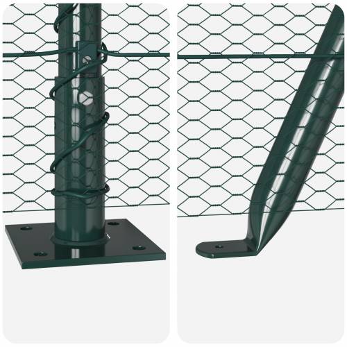 Heksagonalna ograda Zelena 0.6x10 m Čelik Cijena