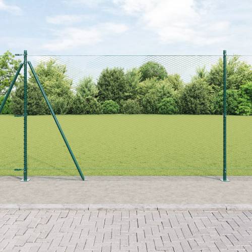 Šesterokutna Ograda Zelena 1.6x10 m Čelična Cijena