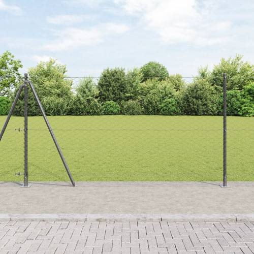 Heksagonalna Ograda Siva 1.2x10 m Čelik Cijena
