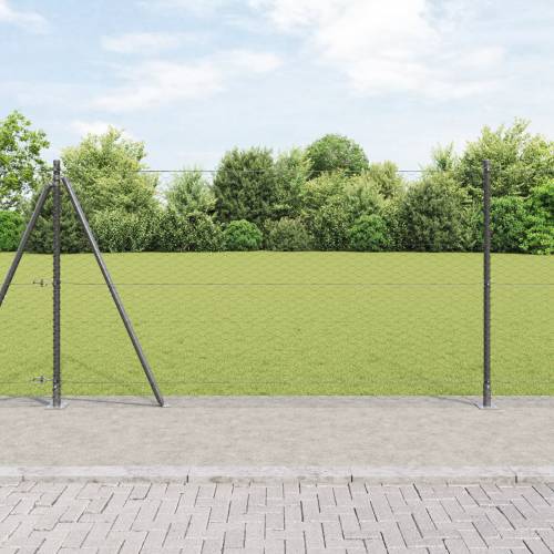 Ograda u obliku heksagona Siva 1.4x25 m Čelik Cijena