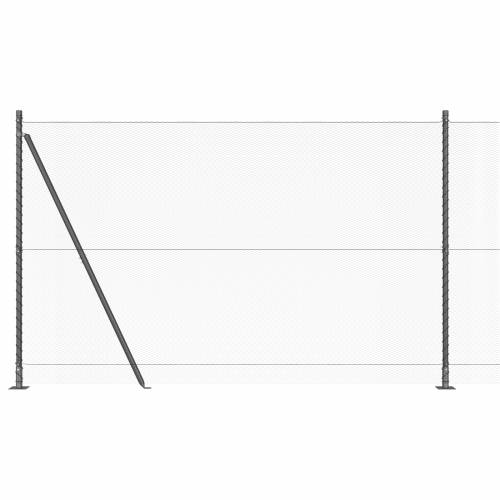 Heksagonalna Ograda Siva 1,5x50 m čelik Cijena