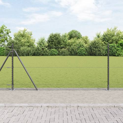 Hexagon Ograda Siva 0.8x100 m Čelik Cijena