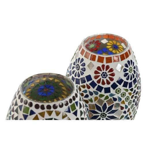 Stolna svjetiljka Home ESPRIT Pisana Aluminij Kristal 220 V 14 x 14 x 19 cm (2 kom.) Cijena