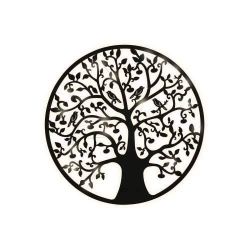 Zidni Ukras Home ESPRIT Crna drvo Shabby Chic 100 x 1 x 100 cm 99 x 2 x 99 cm Cijena
