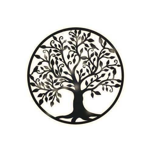 Zidni Ukras Home ESPRIT Crna drvo Cottage 99 x 2 x 99 cm Cijena