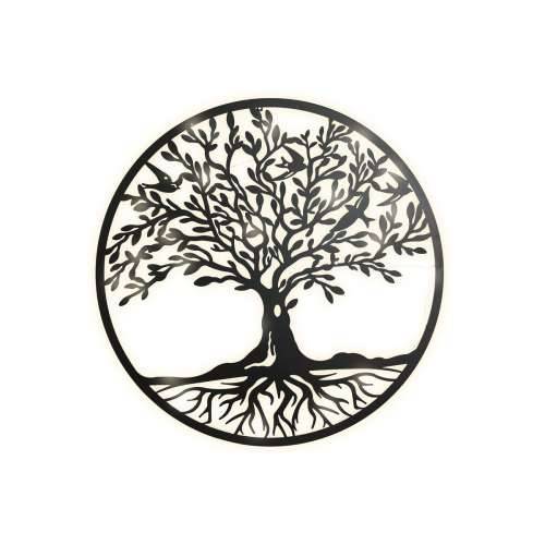 Zidni Ukras Home ESPRIT Crna drvo Cottage 99 x 2 x 99 cm Cijena