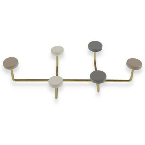 Stalak za kapute Versa Pisana Metal Smola Drvo MDF 6,5 x 22 x 41 cm (6,5 x 22 x 41 cm) Cijena