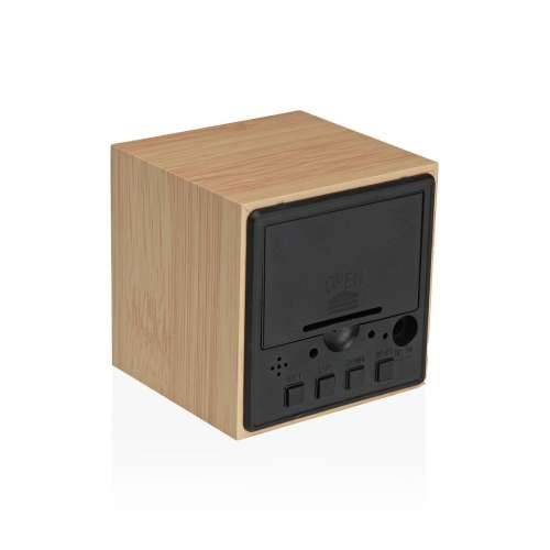 Sat-Budilica Versa Drvo MDF Minimalistički 6,4 x 6,3 x 6,4 cm Cijena