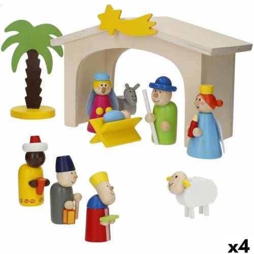 Božićne jaslice Woomax Drvo plywood 23 x 16 x 11 cm (4 kom.) Cijena