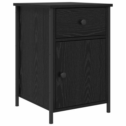 noćni ormarići 2 kom crni hrast 40x42x60 cm konstruirano drvo Cijena