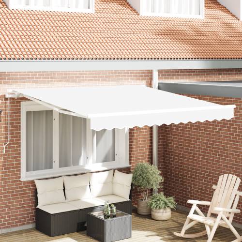 Ručna uvlačiva tenda Bijela 350x250 cm Cijena