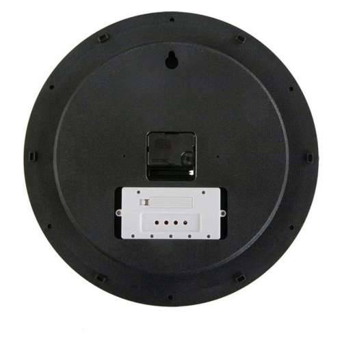 Zidni sat Versa Crna Plastika Minimalistički 4 x 35 x 35 cm Cijena