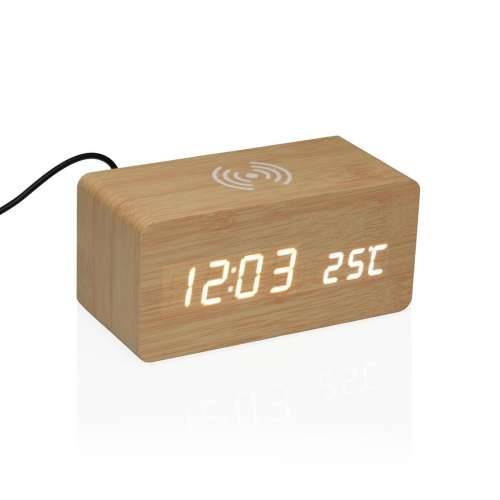 Sat-Budilica Versa Drvo MDF Minimalistički 7 x 7 x 15 cm Cijena
