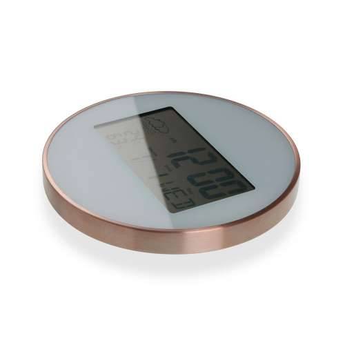 Zidni sat Versa Bijela Plastika Minimalistički 2,8 x 25 x 25 cm Cijena