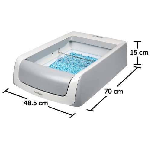 Pijesak za mačke PetSafe Automatsko čišćenje 15 x 70 x 48,5 cm Bijela Plastika Cijena