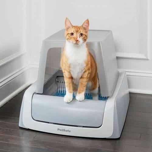 Pijesak za mačke PetSafe Automatsko čišćenje 15 x 70 x 48,5 cm Bijela Plastika Cijena