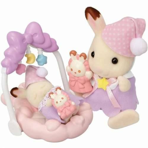 Zglobna figura Sylvanian Families Las hermanas conejitas de chocolate: hora de dormir Djevojka Cijena