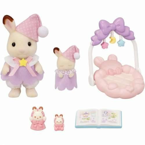 Zglobna figura Sylvanian Families Las hermanas conejitas de chocolate: hora de dormir Djevojka Cijena