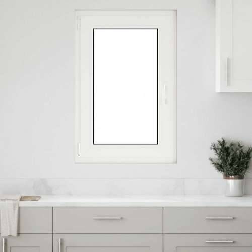 Podrumski prozor “RISOR” 60x100 cm Okretno-nagibni DIN lijevi bijeli - Bijela 60 x 100 cm (troslojni) 1 Naginjanje i okretanje l Cijena