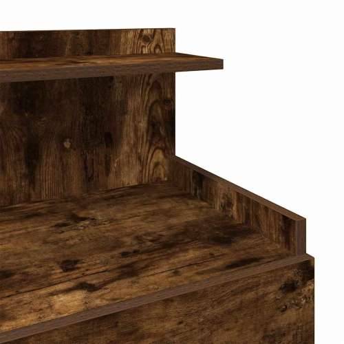Noćni ormarići 2 kom s 2 ladice dimljeni hrast 40x36,5x62 cm - Dimljeni hrast 2 Cijena