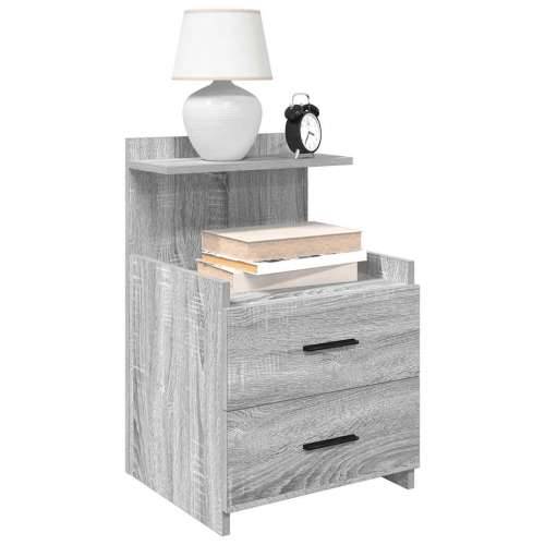 Noćni ormarići 2 kom s 2 ladice sivi Sonoma 40x36,5x62 cm - Sivi hrast sonoma 2 Cijena