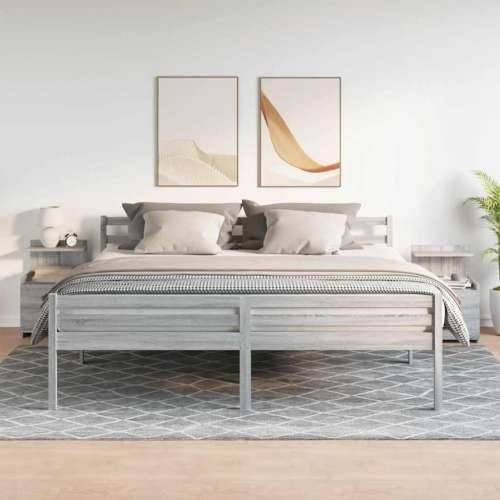 Noćni ormarići 2 kom s 2 ladice sivi Sonoma 40x36,5x62 cm - Sivi hrast sonoma 2 Cijena