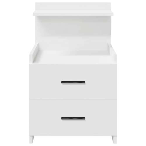 Noćni ormarići 2 kom s 2 ladice bijeli 40x36,5x62 cm - Bijela 2 Cijena