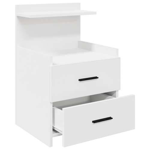 Noćni ormarići 2 kom s 2 ladice bijeli 40x36,5x62 cm - Bijela 2 Cijena